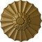 Ekena Millwork Shakuras Ceiling Medallion (Fits Canopies up to 1 3/8"), Hand-Painted Gold, 9"OD x 1 3/8"P CM09SHGLS - alternate 1